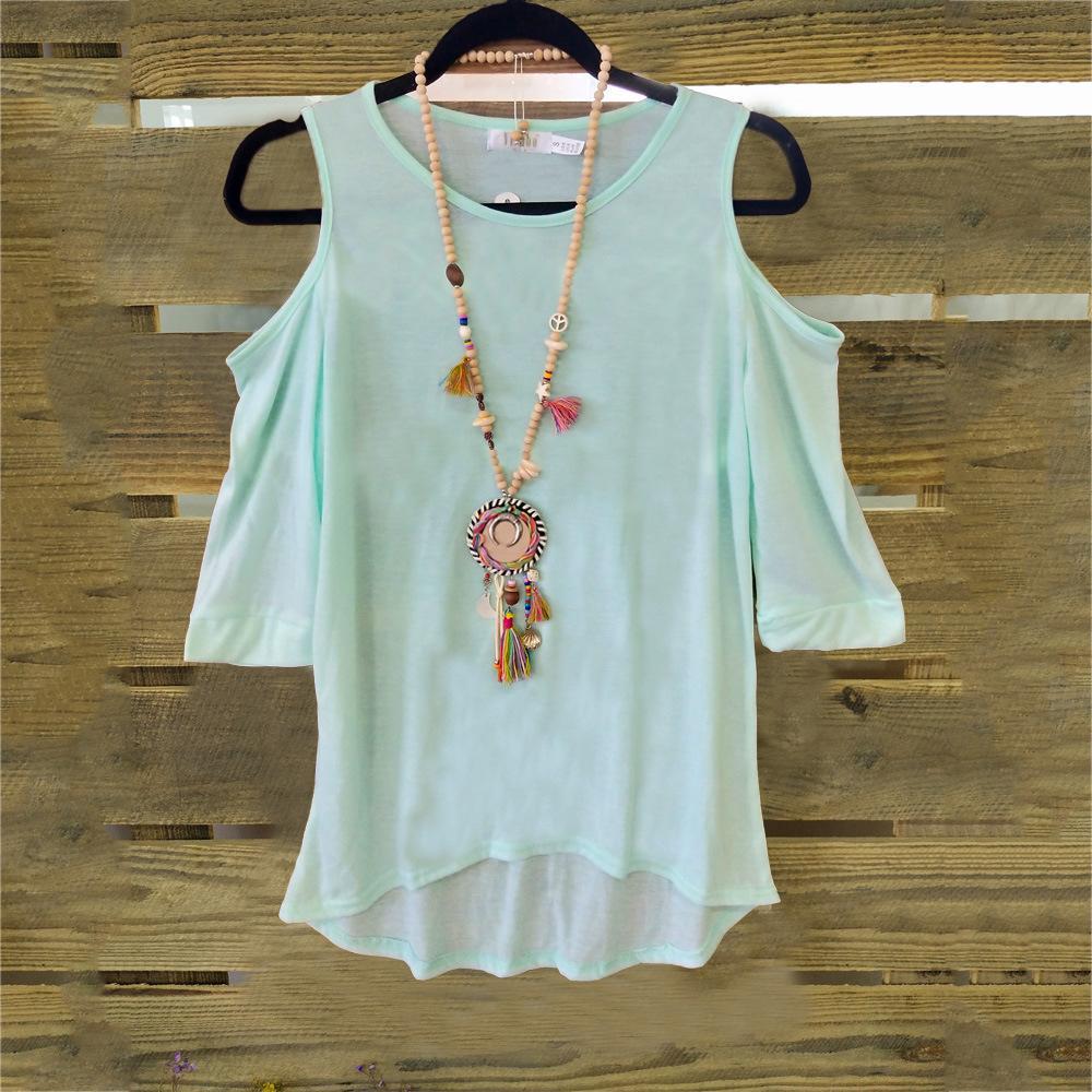 Peekaboo Cold Shoulder Sweater Top-Green-Theone Apparel