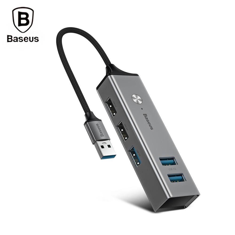 Portable 5 Port USB to USB Cube-Dark Gray-Theone Apparel