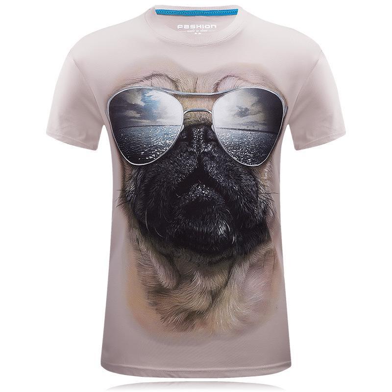 Camisa de cara tonta con sombras Pug