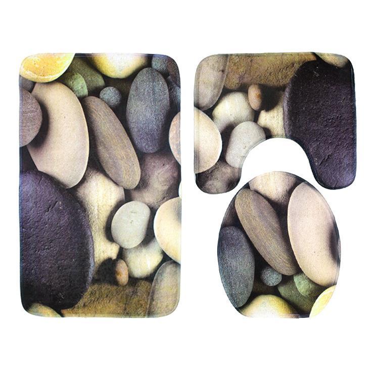 Romantic Paris With Love Bath Mat Set-621-0008-S1-Theone Apparel