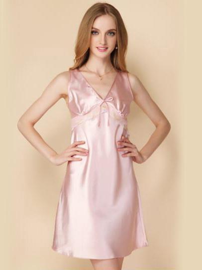 Rosy Floral Back Slip Dress-Pink-Theone Apparel