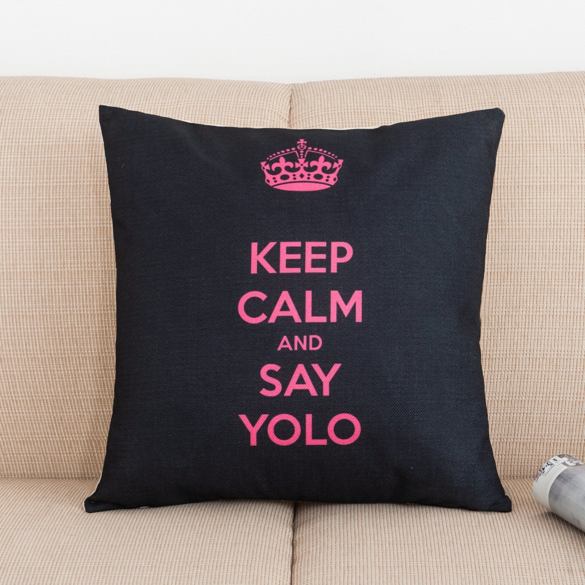 Say it With Words Pillow Covers-601-0036-S9-Theone Apparel