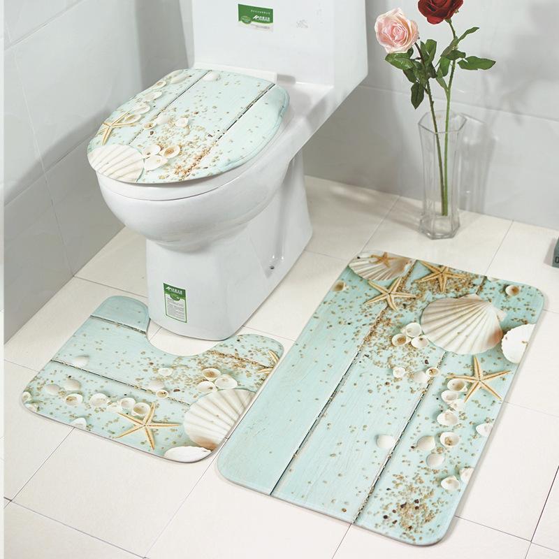 Scenes From Nature Bathroom Rug Set-621-0003-S24-Theone Apparel