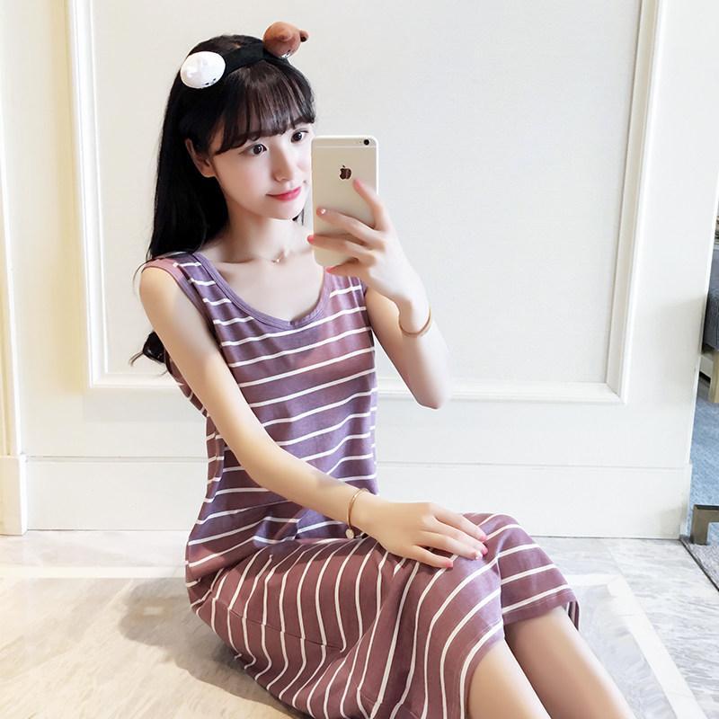 Sexy Solid Sleeveless Long Dress-Purple-Theone Apparel