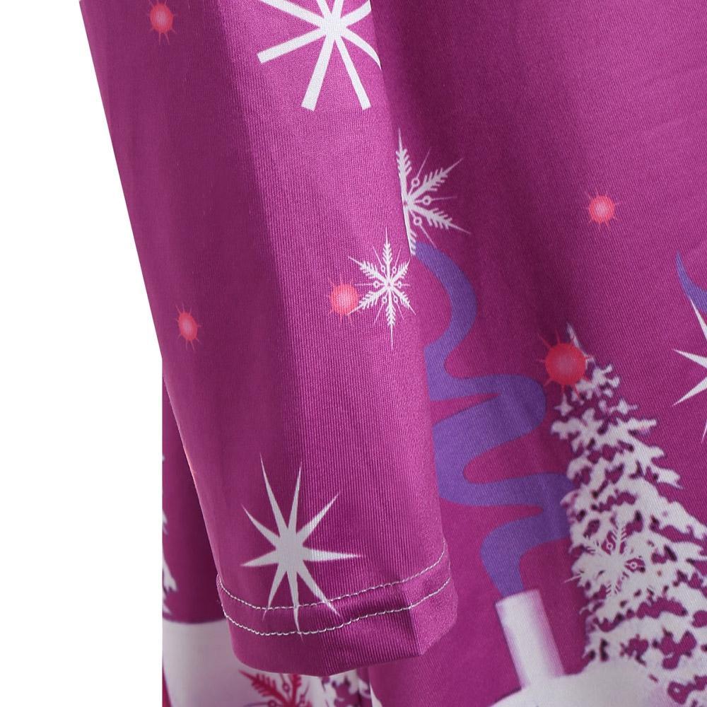 Snowflakes and Reindeer Plus Size Dress