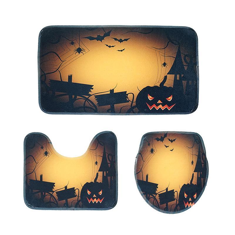 Spooky Halloween Dreams Bath Mat Set-621-0011-S3-Theone Apparel