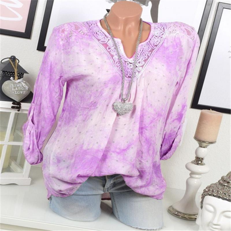 Star Magic Cuff Sleeve Top-Purple-Theone Apparel