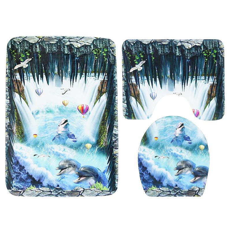 Under The Waterfall Bath Mat Set