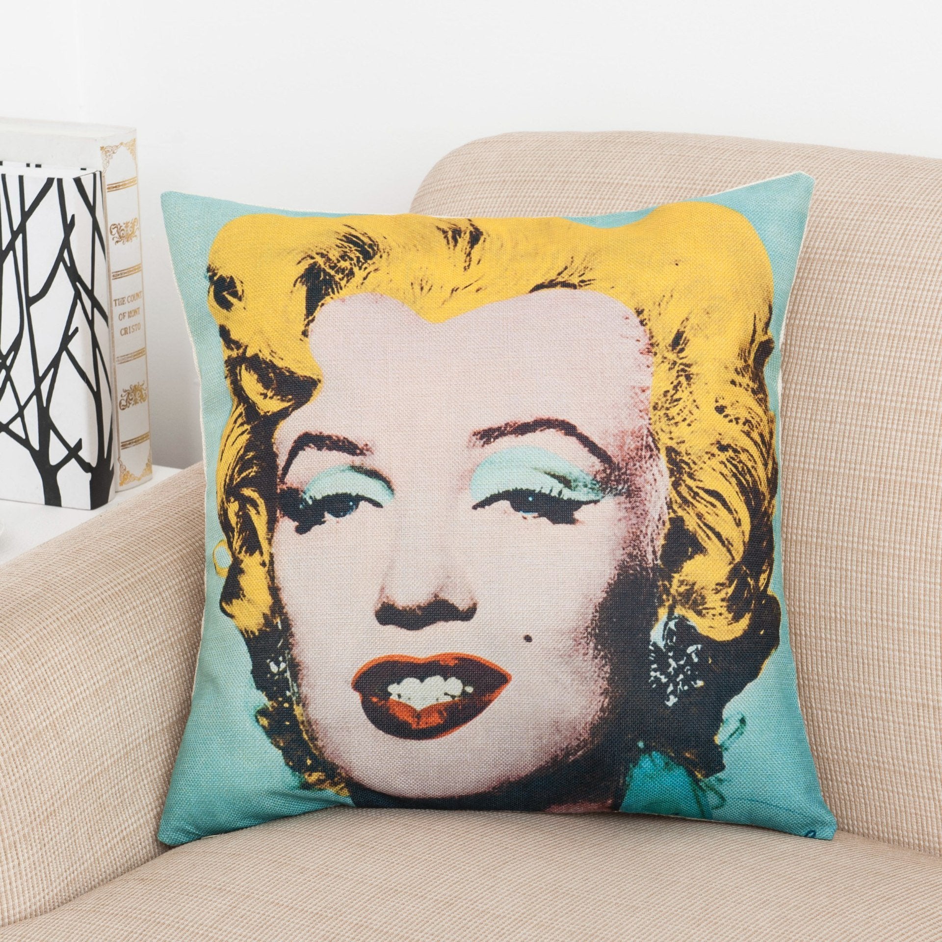 Warhol Artistic Graphic Print Pillow Covers