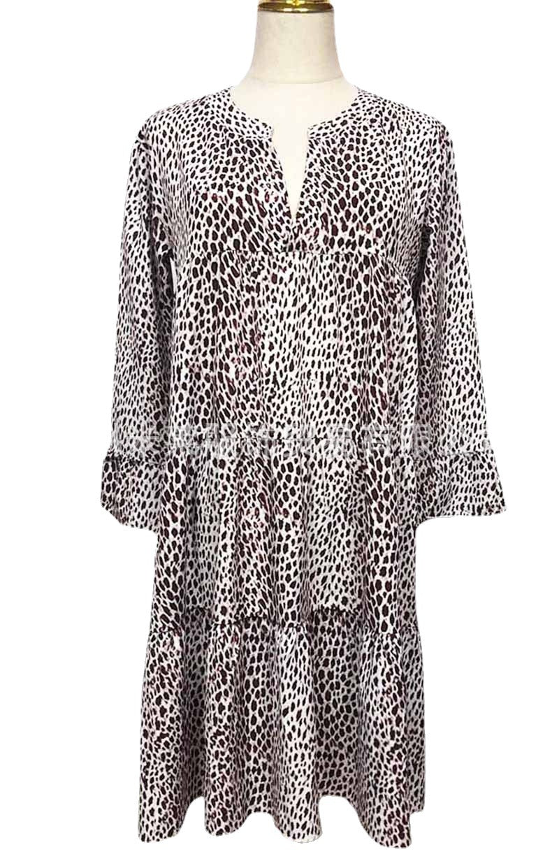 Animal Print Casual Frock style Dress - THEONE APPAREL