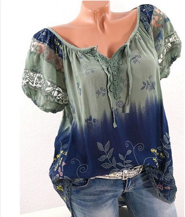 Bohemian Embroidery Casual Fit Top - THEONE APPAREL