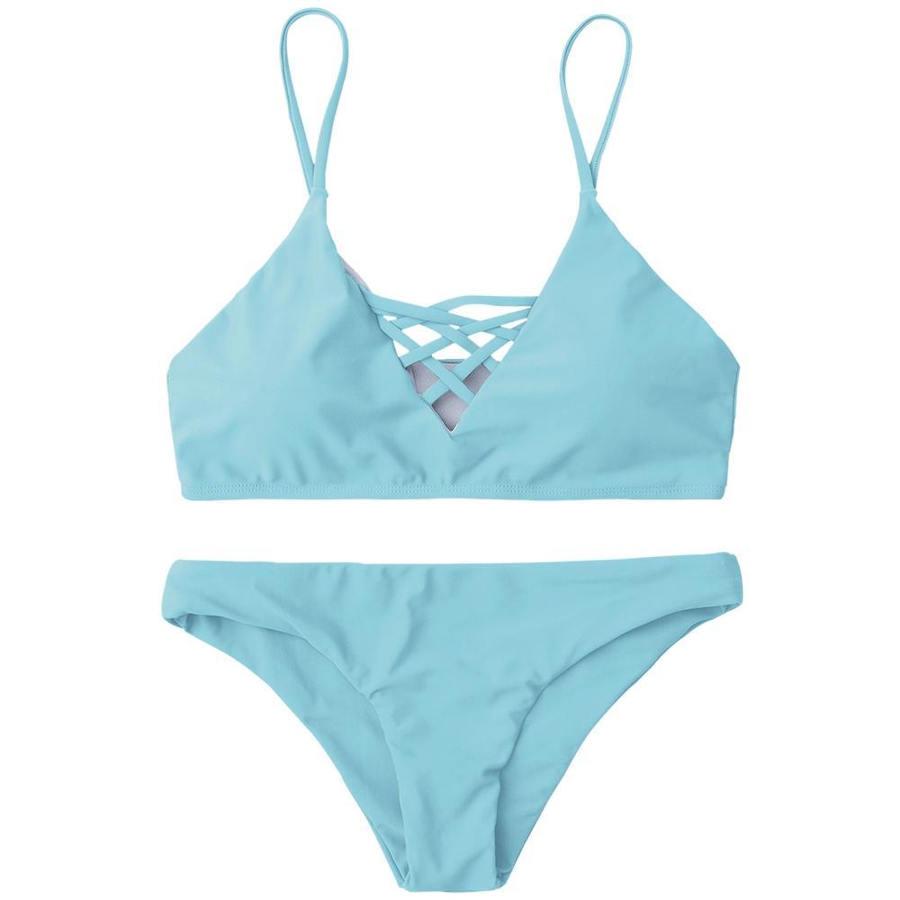 Cami Lace Up Womens Bikini - THEONE APPAREL