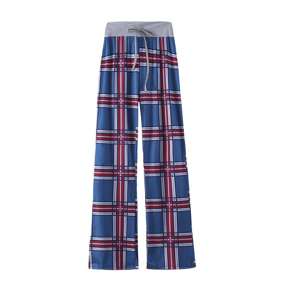 Casual Drawstring Elastic Lounge Pajama Pants - THEONE APPAREL