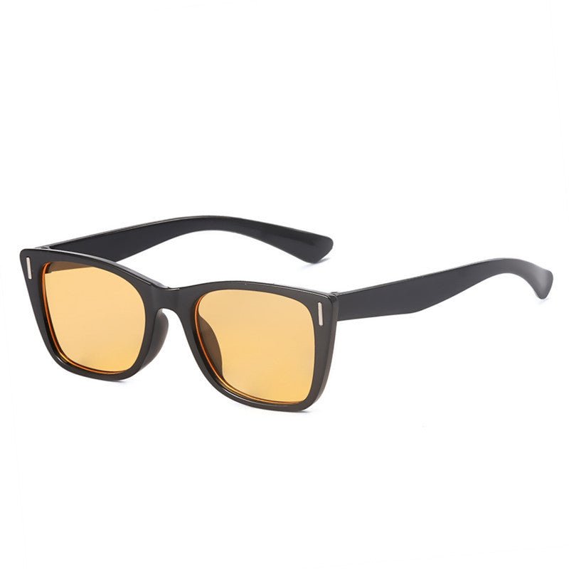 Casual Square Shaped Full Rim Plastic Sunglasses - THEONE APPAREL