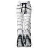 Casual Striped Dimensions Bowtie Pants - THEONE APPAREL